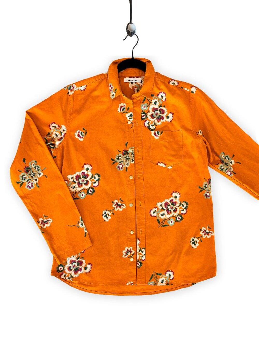 Adam Mar Surfer Floral Printed Cotton Shirt